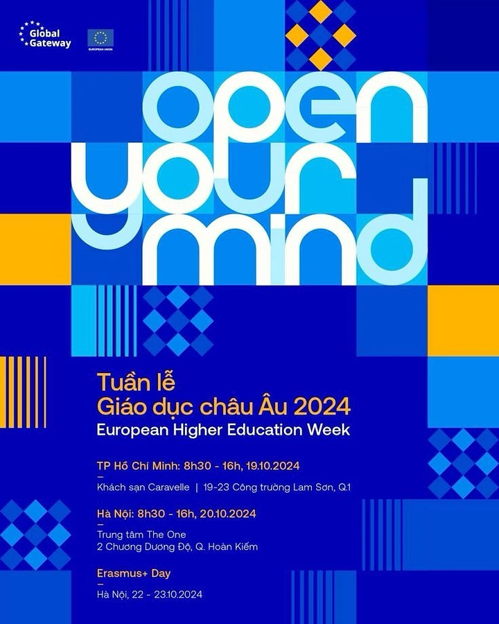 Universities & Colleges creative ad: Typographic open-mind education concept