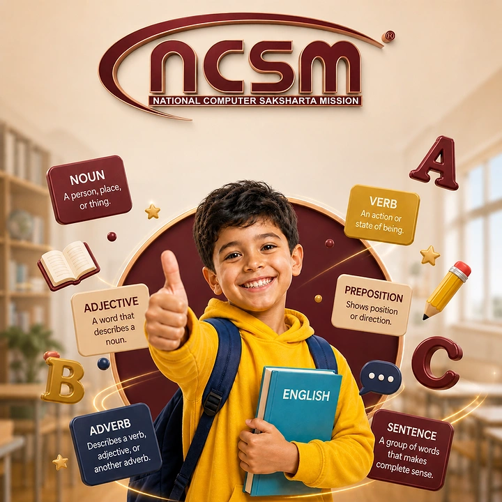 Schools & School Admissions creative ad: Grammar labels turn education playful