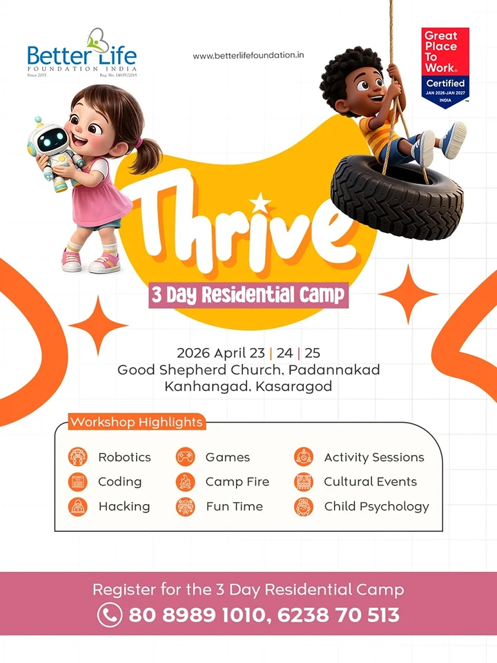 Summer Camps & Kids Activities creative ad: Whimsical illustrated activities build playful narrative