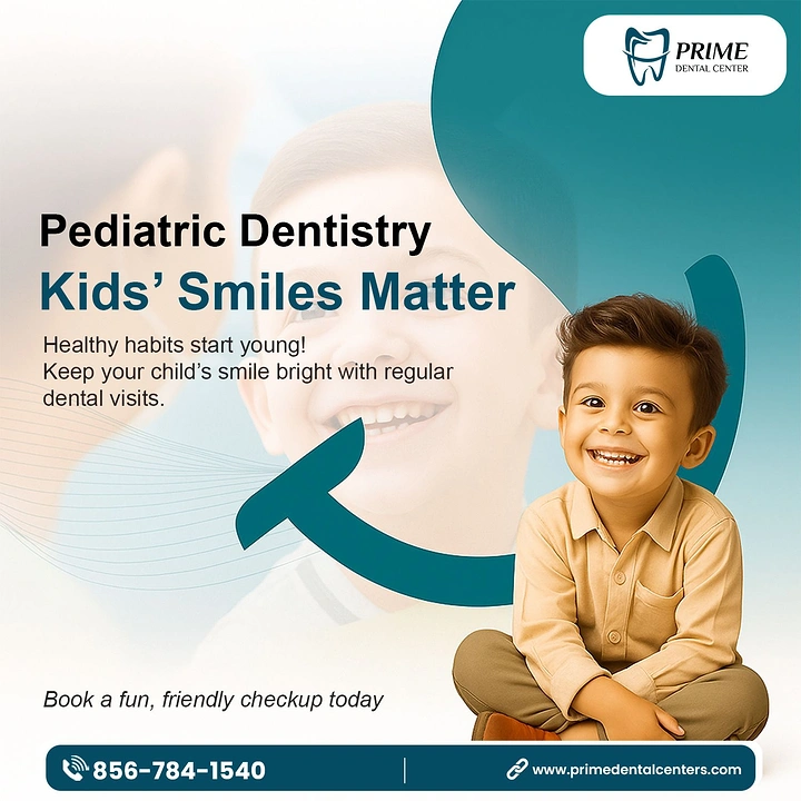 Pediatricians & Children's Clinics creative ad: Smile-shaped motion line reinforces message