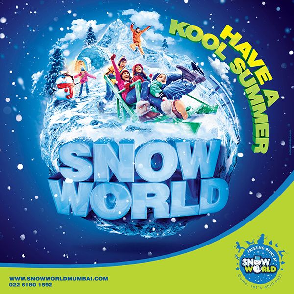 Instagram post: Snow globe world, 'Kool Summer' pun