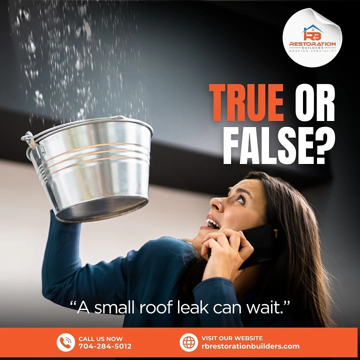 Waterproofing creative ad: True-or-false leak quiz framing
