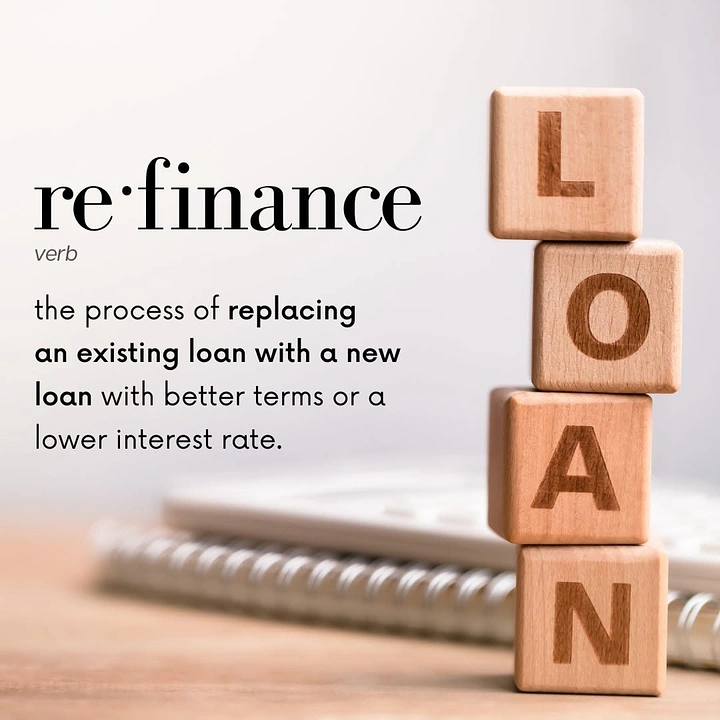Personal & Business Loans creative ad: Loan blocks create memorable refinance metaphor