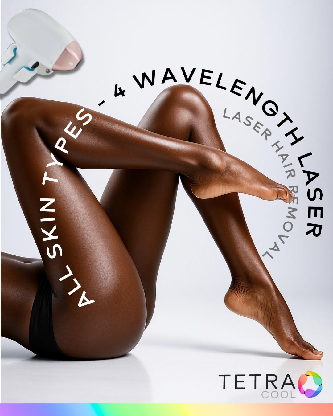 Instagram post: Typography wraps strikingly around body