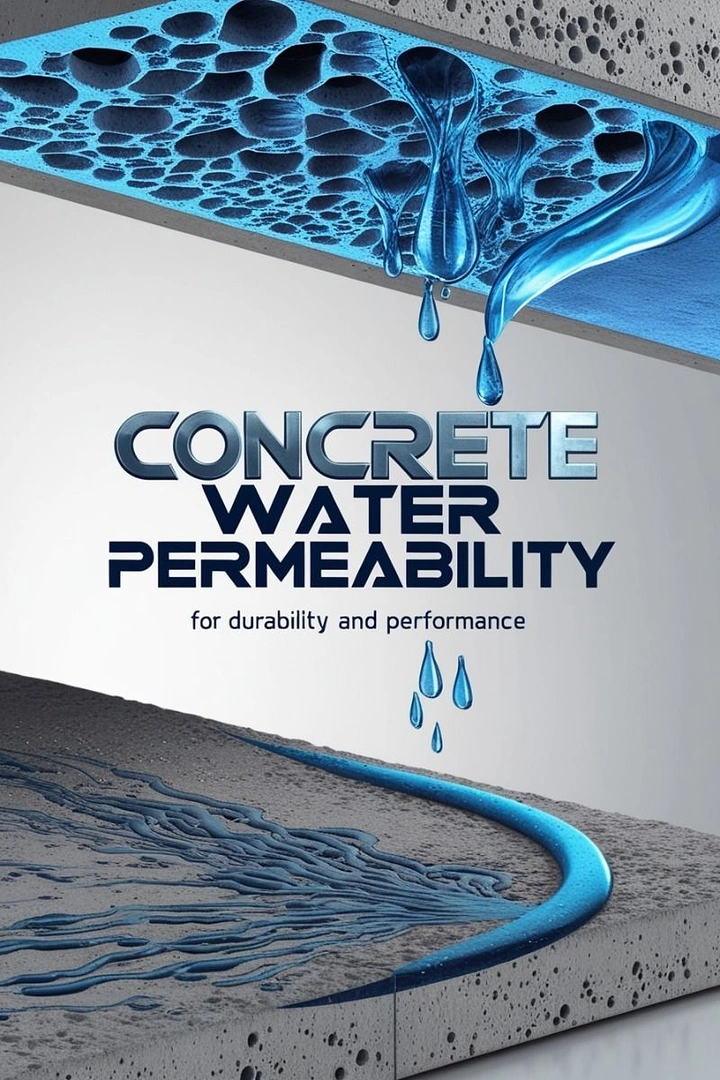 Waterproofing creative ad: Cutaway concrete metaphor explains water permeability