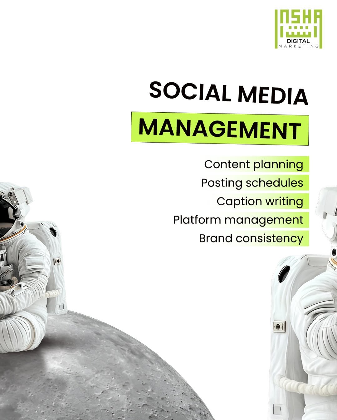 Carousel: Monochrome astronaut sitting on moon rock holding an orange gerbera, slide 4