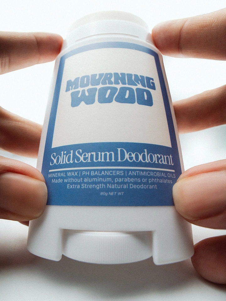 Deodorants & Antiperspirants creative ad: Memorable Morning Wood deodorant pun