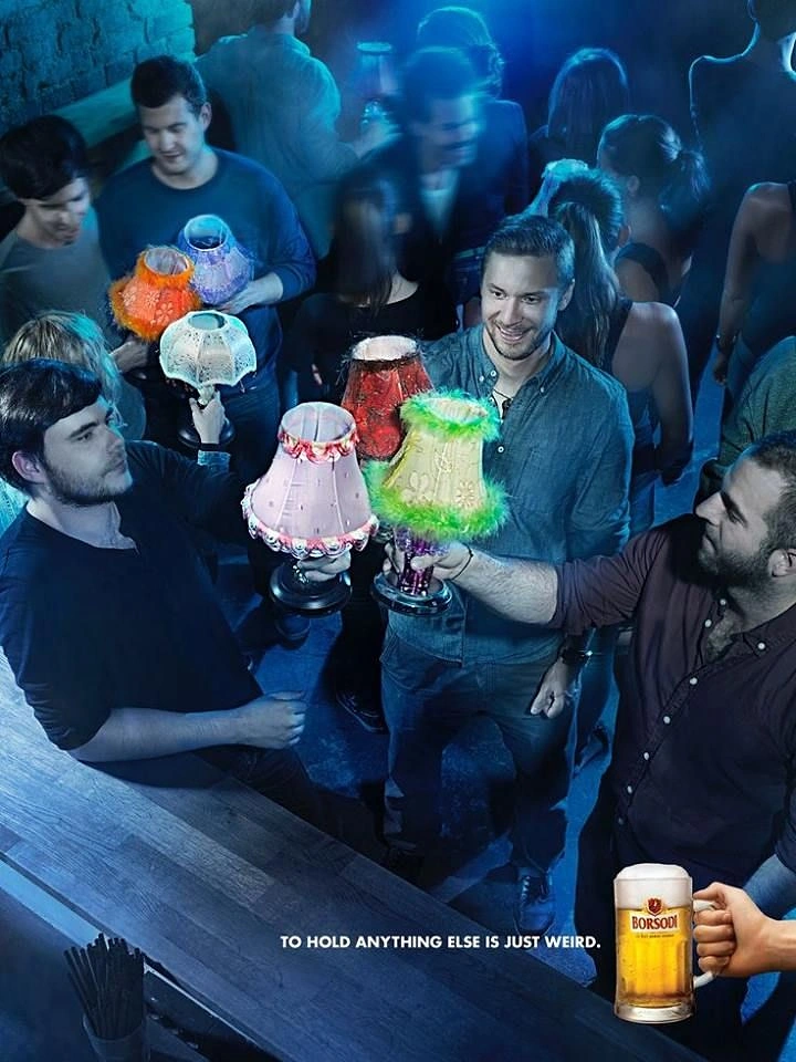 Bars & Pubs creative ad: Witty copy makes drinks central