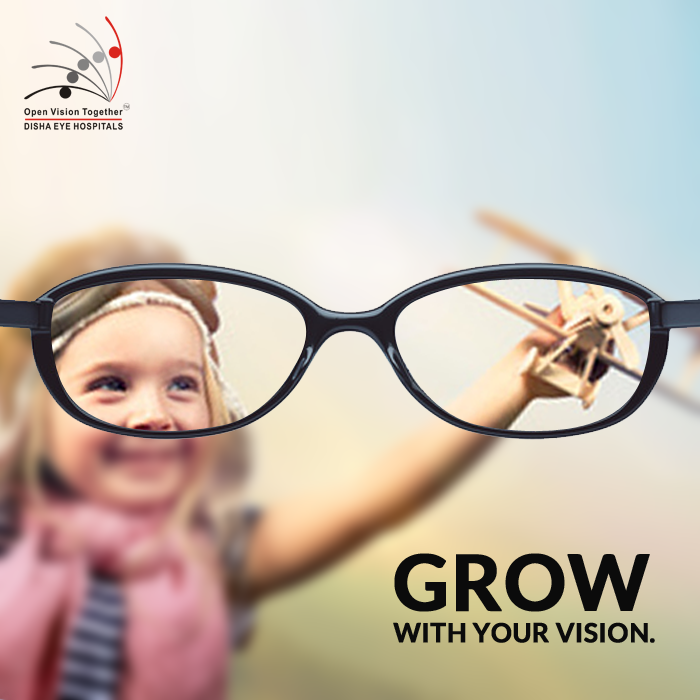 Instagram post: Glasses focus sharp child, blurred world