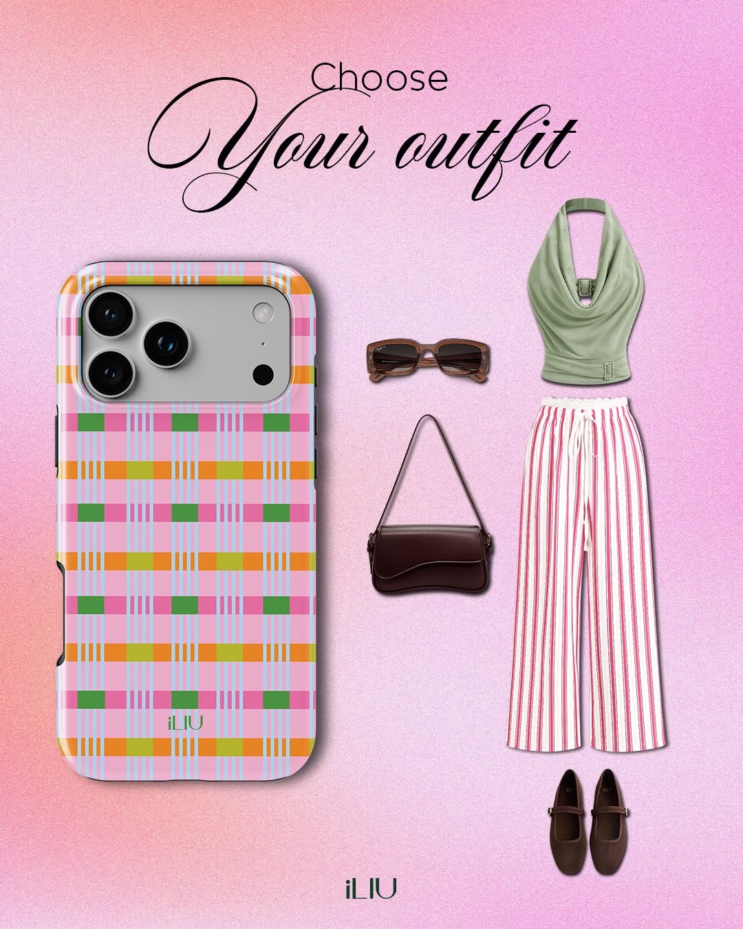 Instagram post: Phone cases transformed into a fashion wardrobe, slide 3
