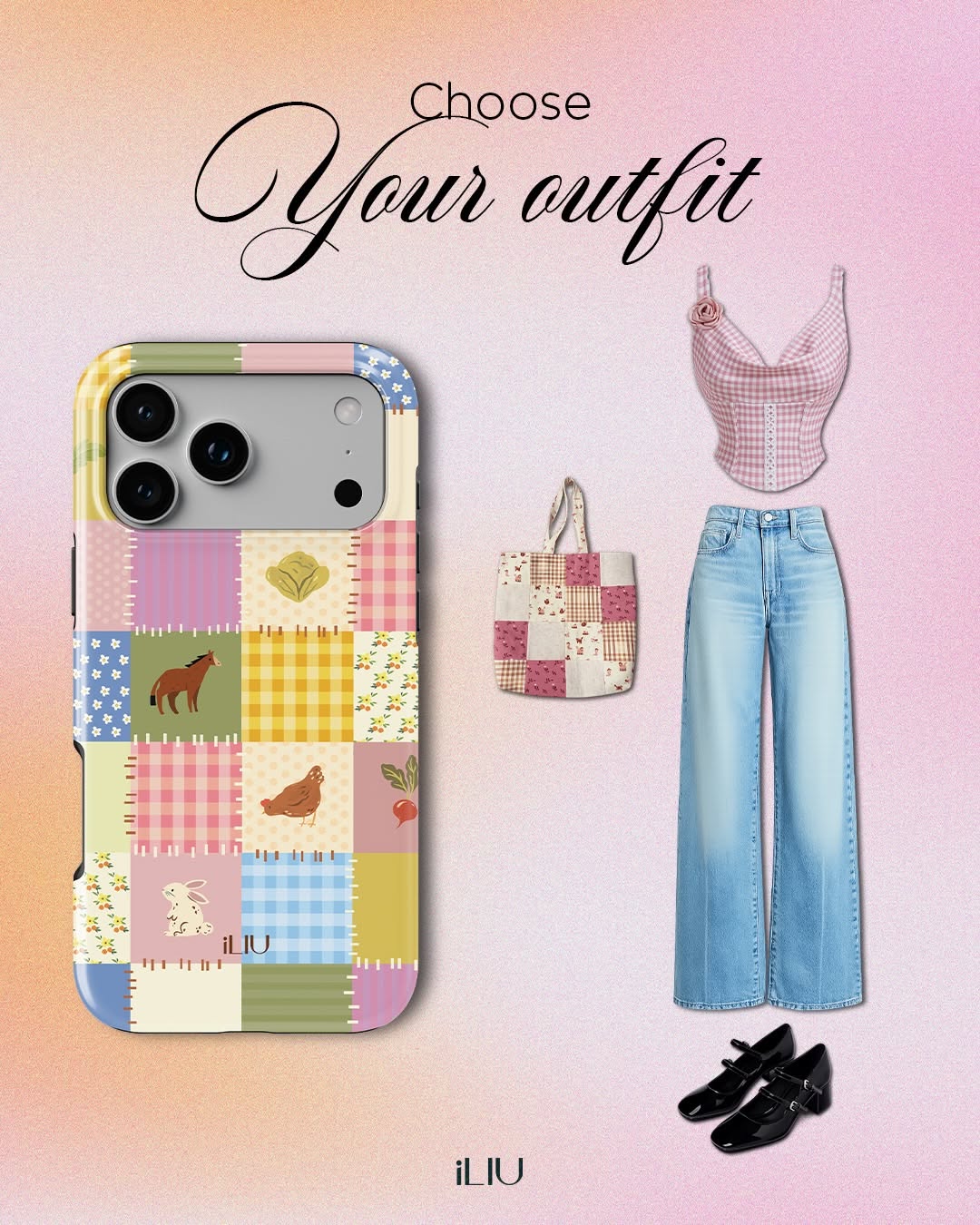 Instagram post: Phone cases transformed into a fashion wardrobe, slide 4