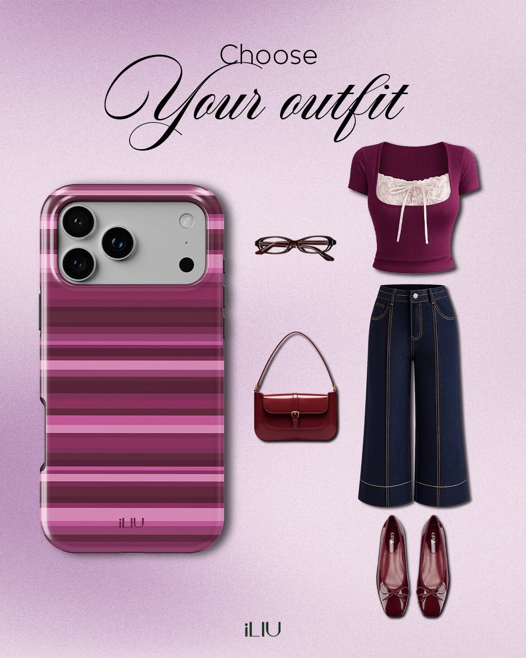 Instagram post: Phone cases transformed into a fashion wardrobe, slide 7