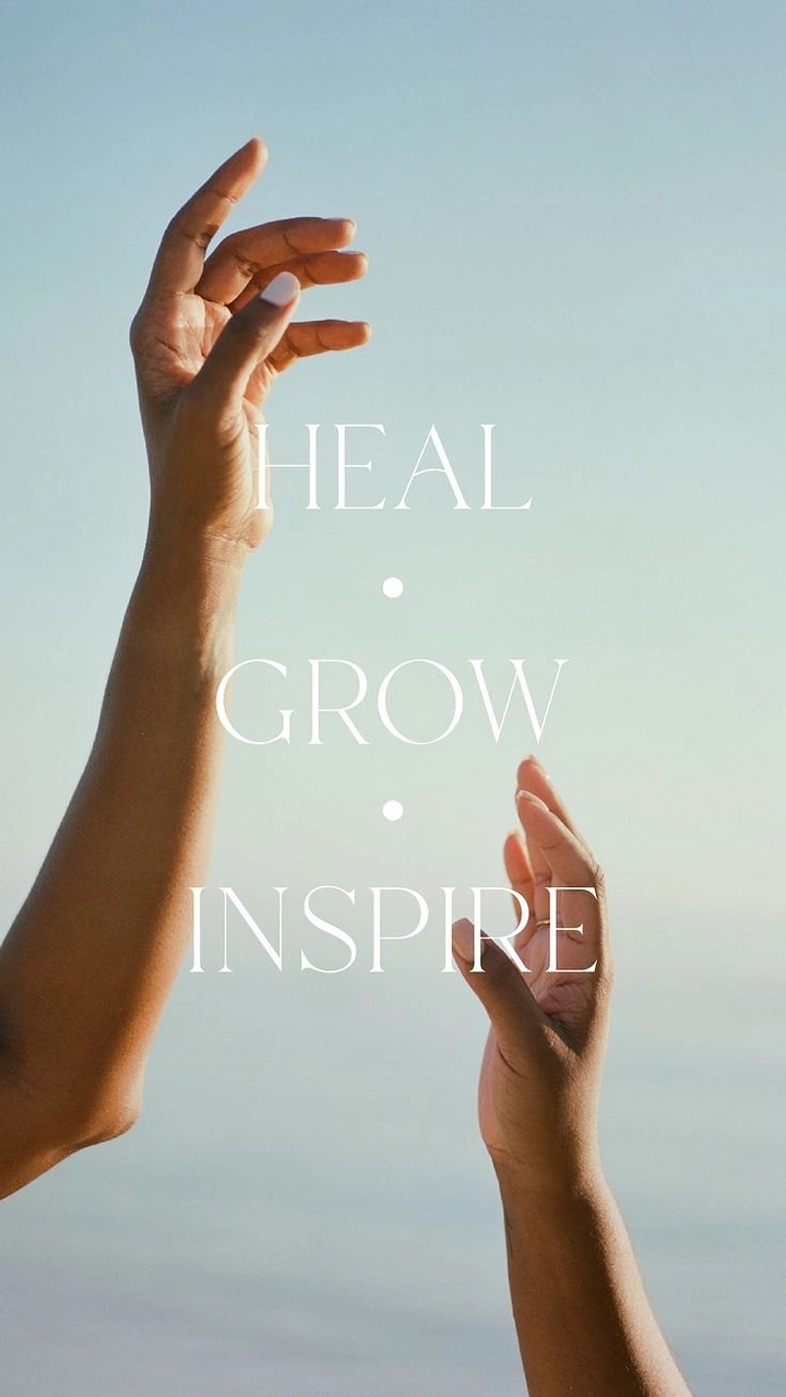 Life & Business Coaches creative ad: Hands reaching toward growth and inspiration
