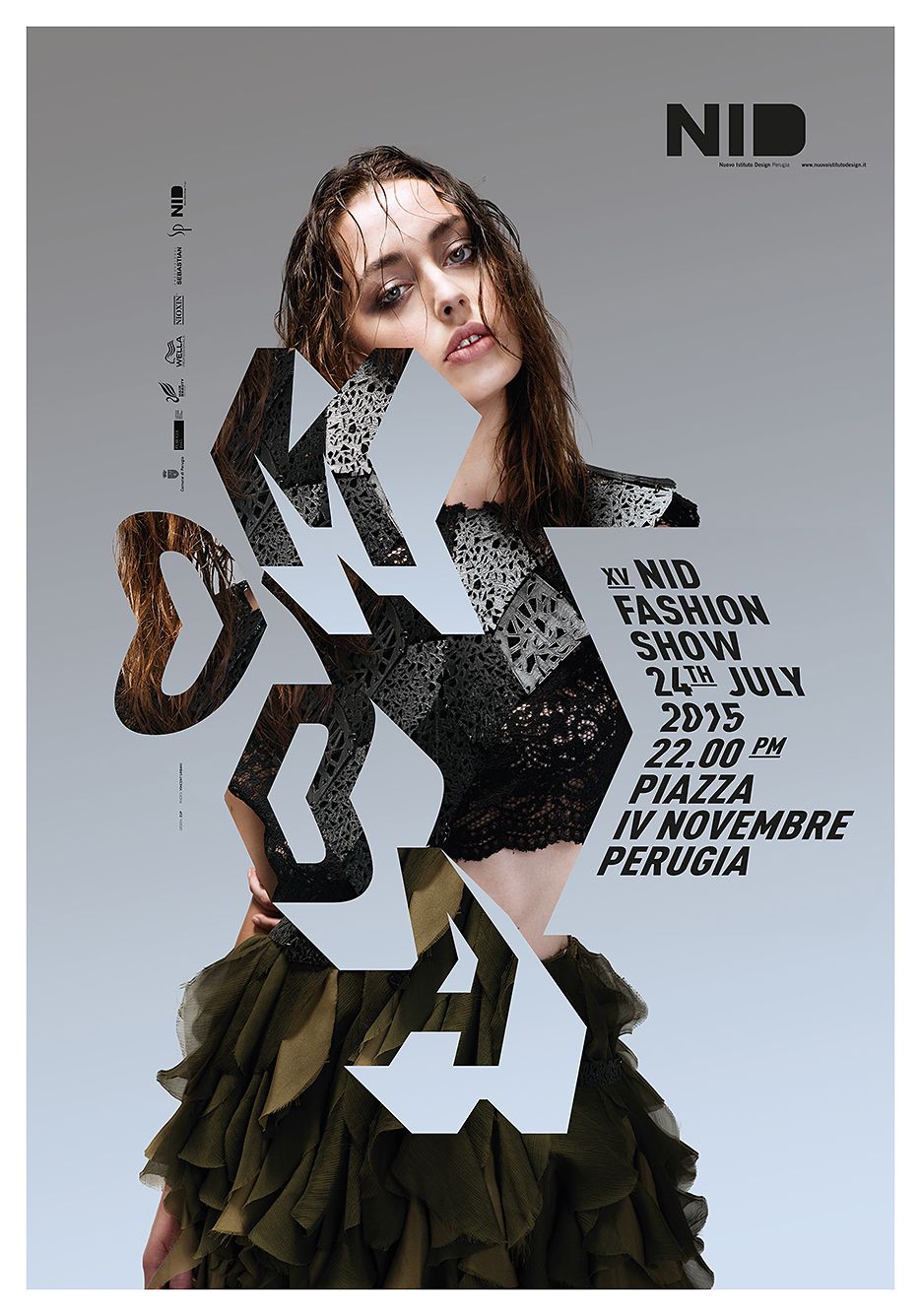 Story: Experimental typography fused with fashion portrait