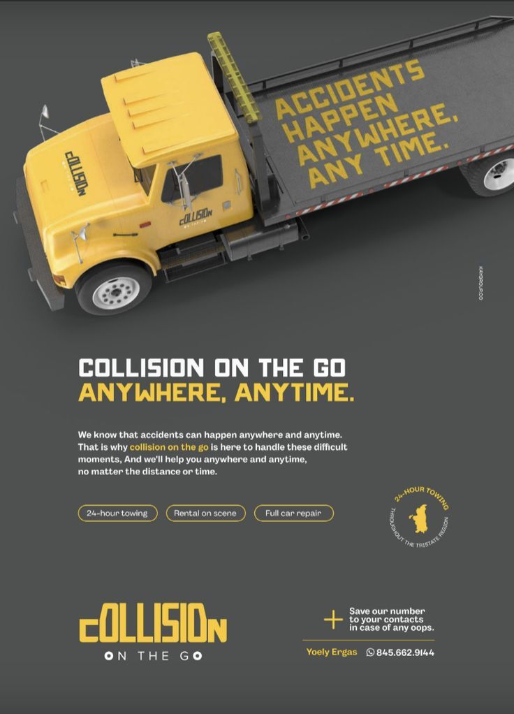 Instagram post: Top-down collision response concept