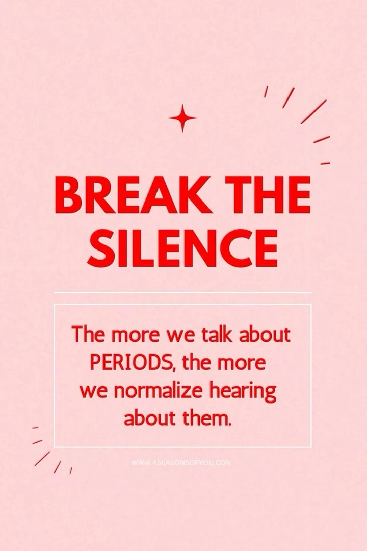 Period Care & Feminine Hygiene creative ad: Strong silence-breaking campaign message