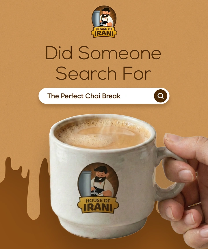 Tea & Chai Brands creative ad: Search bar pun: perfect chai break