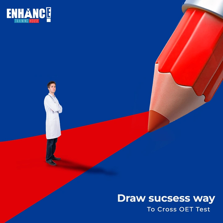 Test Prep & Exam Coaching creative ad: Pencil draws a success path