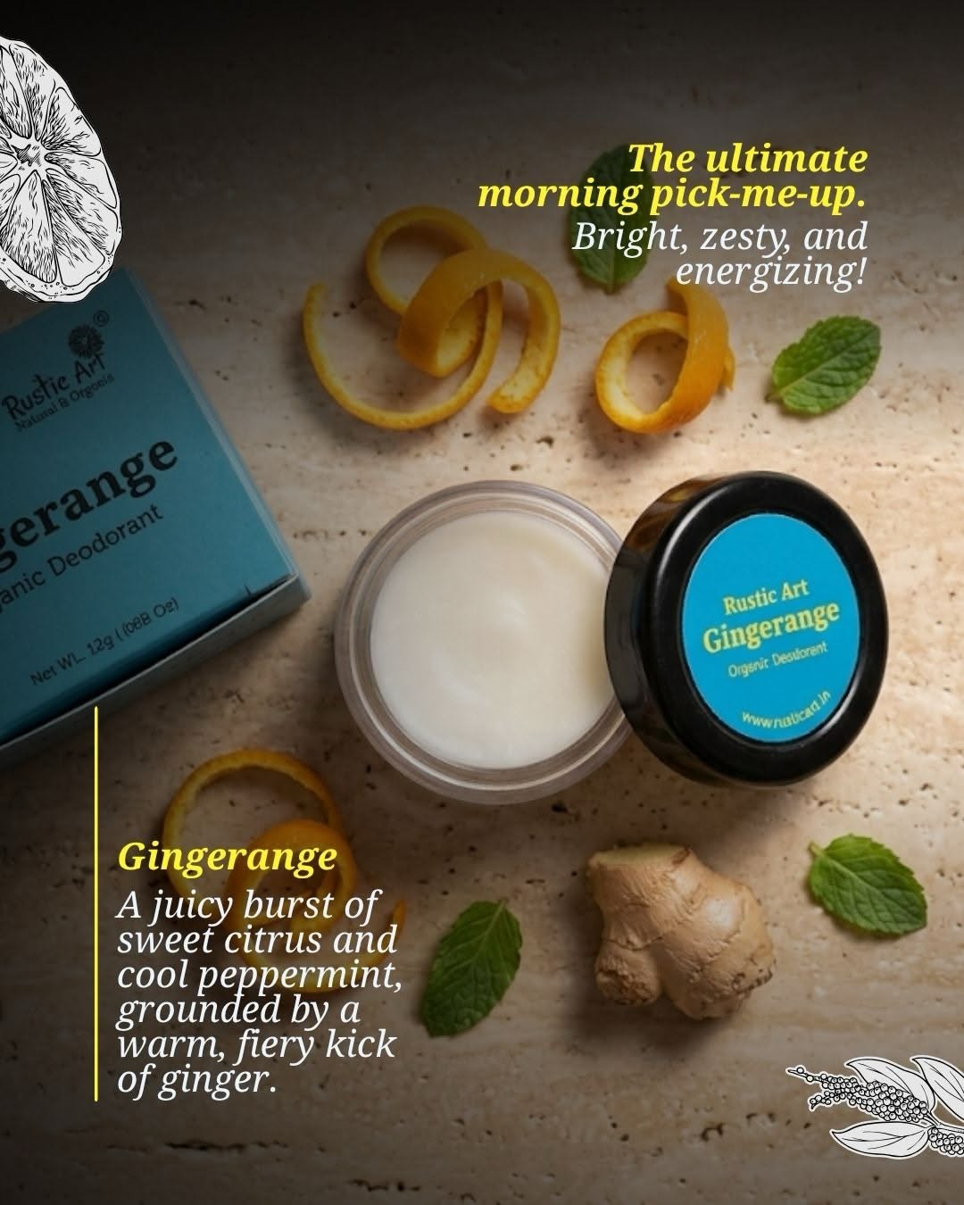 Instagram post: Copy contrasts fragrance and freshness, slide 5