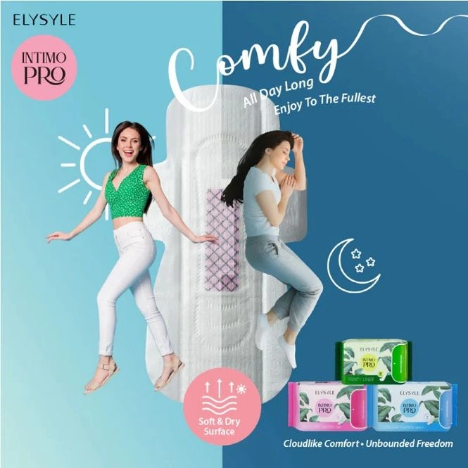 Period Care & Feminine Hygiene creative ad: Giant pad becomes campaign stage