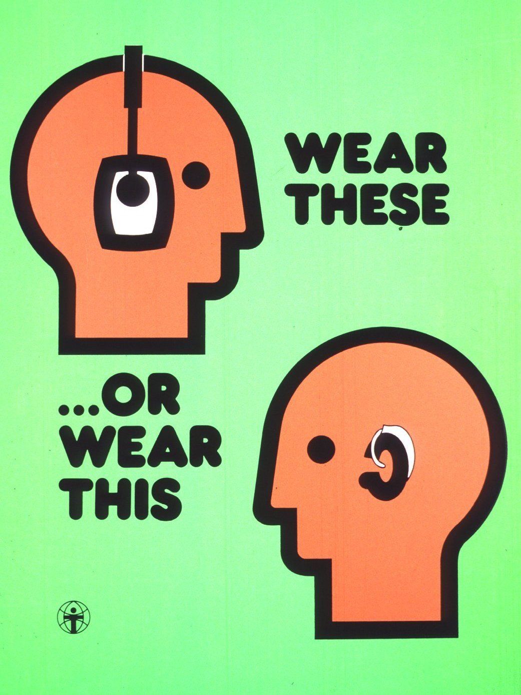Instagram post: Headphones vs hearing aid, witty choice