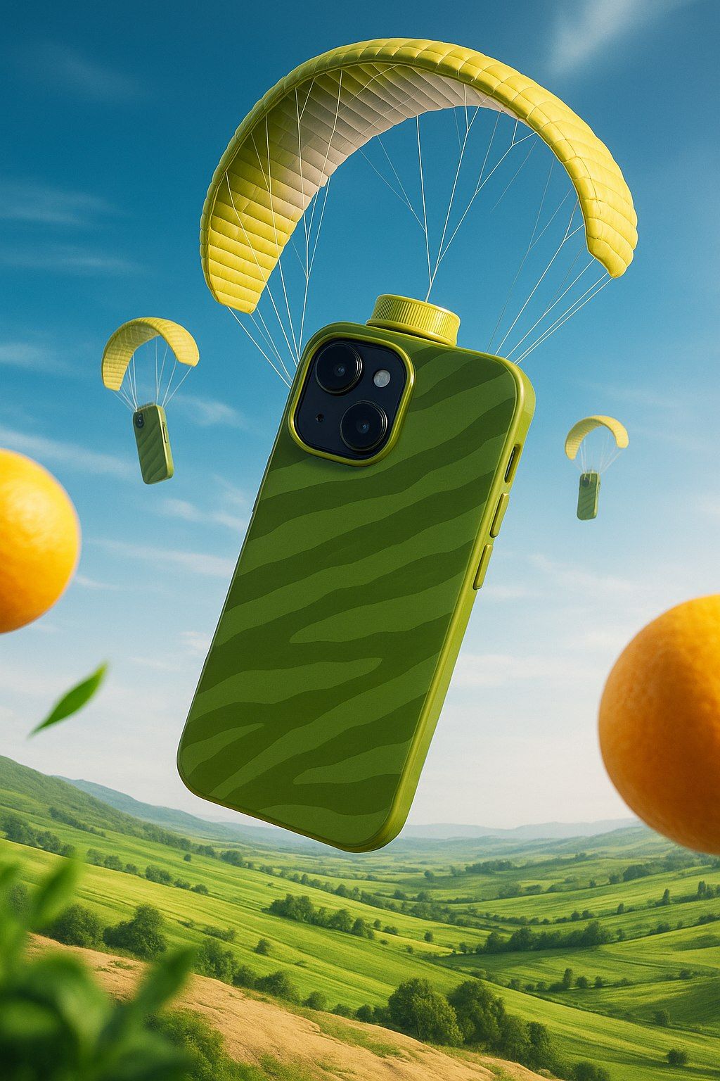 Story: Phone case becomes a parachuting object