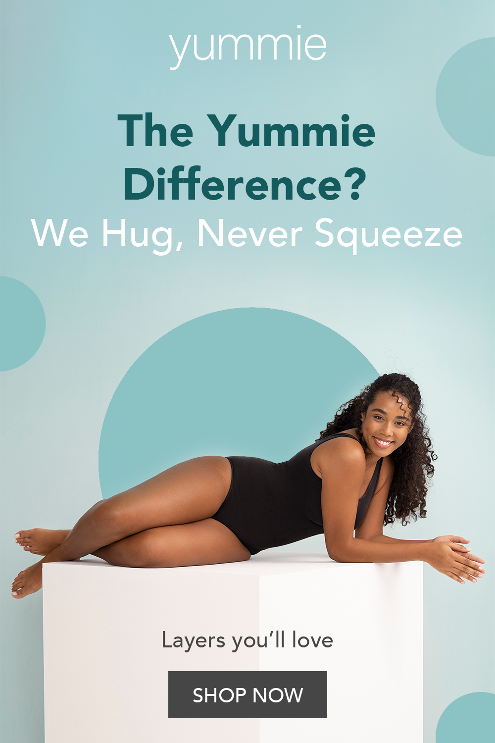 Story: Hug-not-squeeze copy creates product metaphor