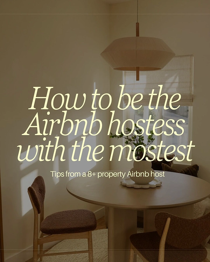 Vacation Rentals & Holiday Homes creative ad: Witty hostess-with-the-mostest copy
