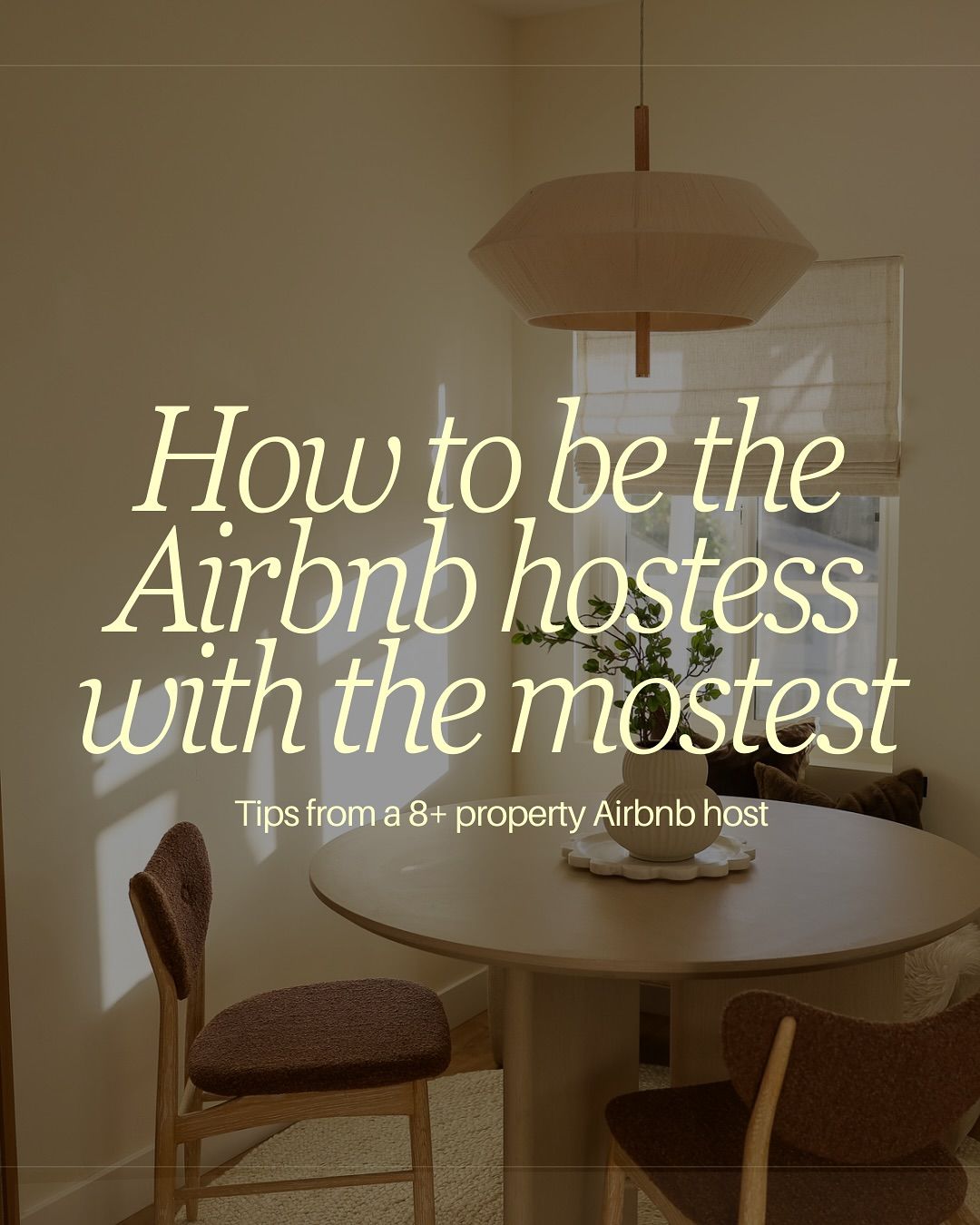 Instagram post: Witty hostess-with-the-mostest copy
