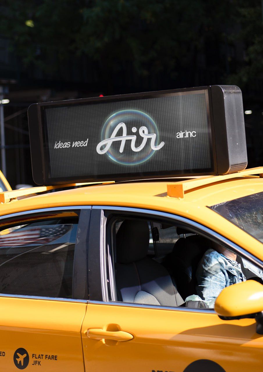 Story: Rooftop air pun, memorable visual ad