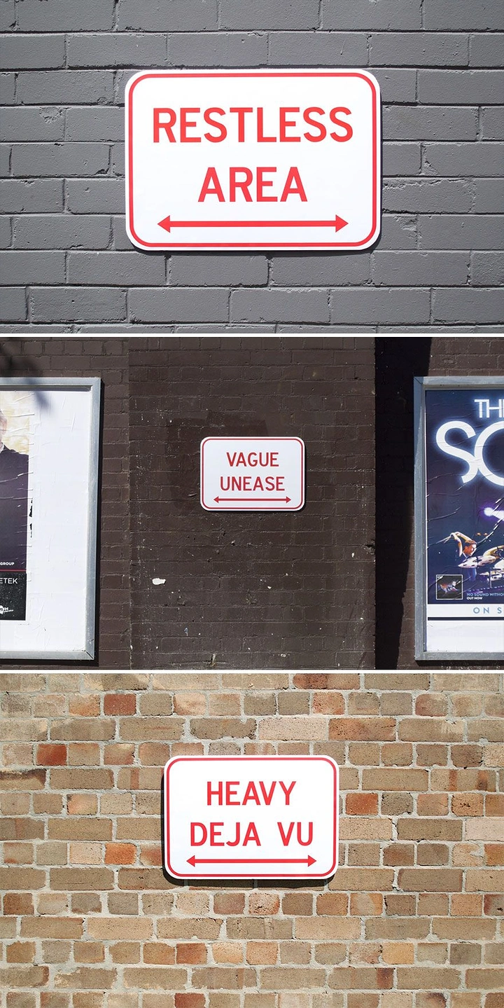 Signage & Sign Makers creative ad: Clever emotional wayfinding sign series