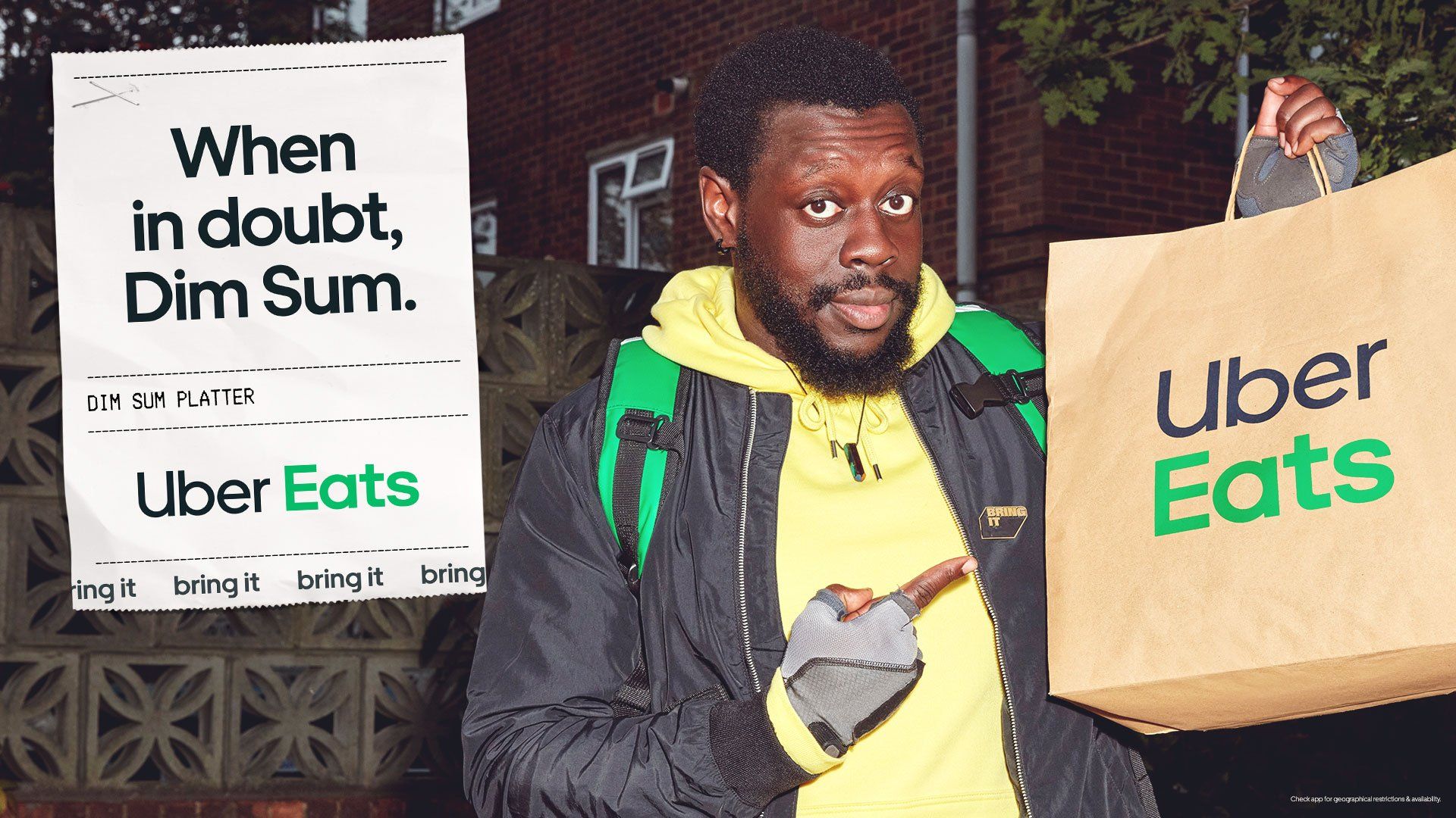 Banner: Witty copy on strong advertising poster