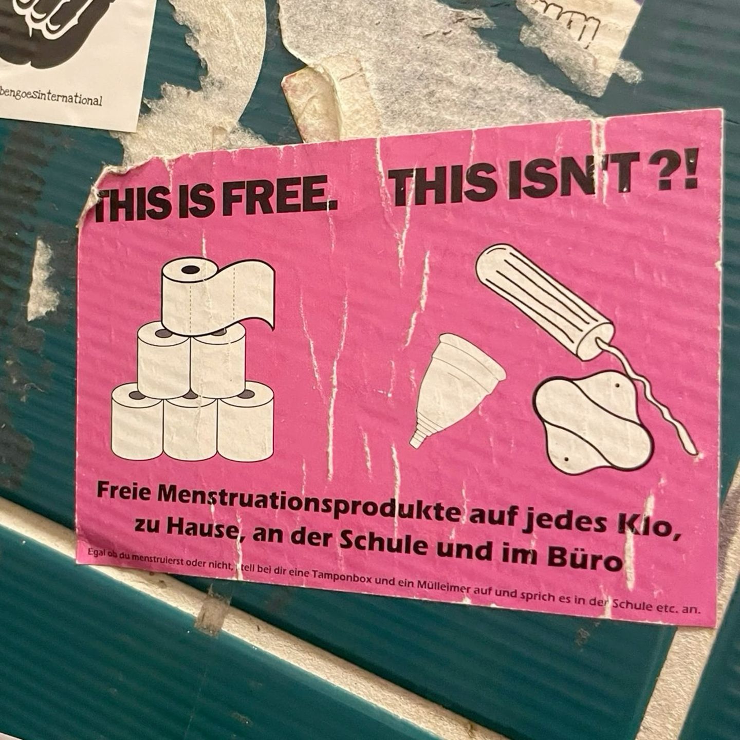 Instagram post: Clever free-versus-not-free product comparison