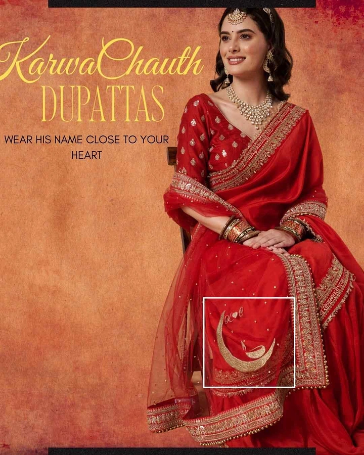 Karwa Chauth creative ad: Dupatta embroidered with his name, called out