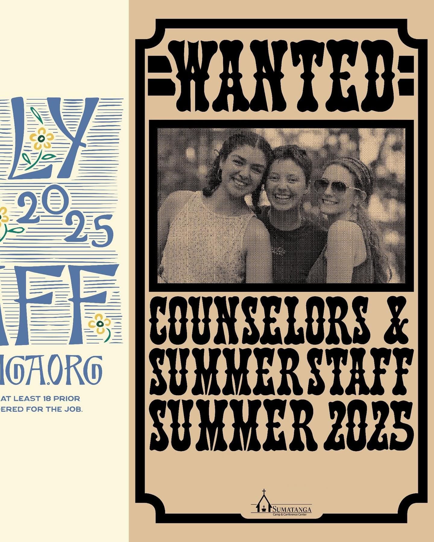 Instagram post: Staff recruitment collage uses cutout letterplay, slide 7