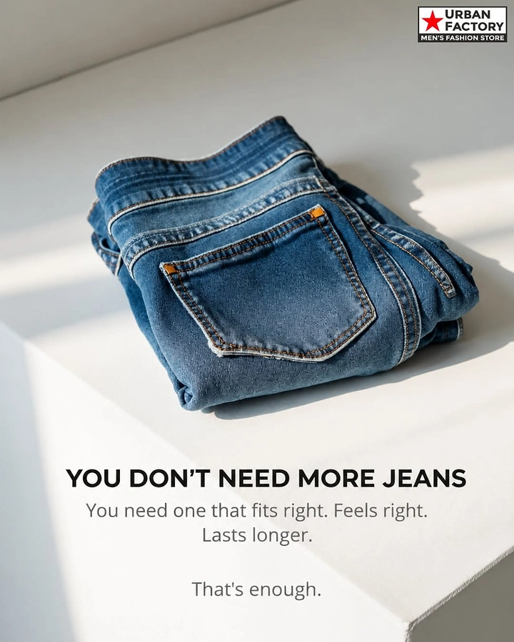Denim & Jeans Brands creative ad: Witty anti-consumption denim copy