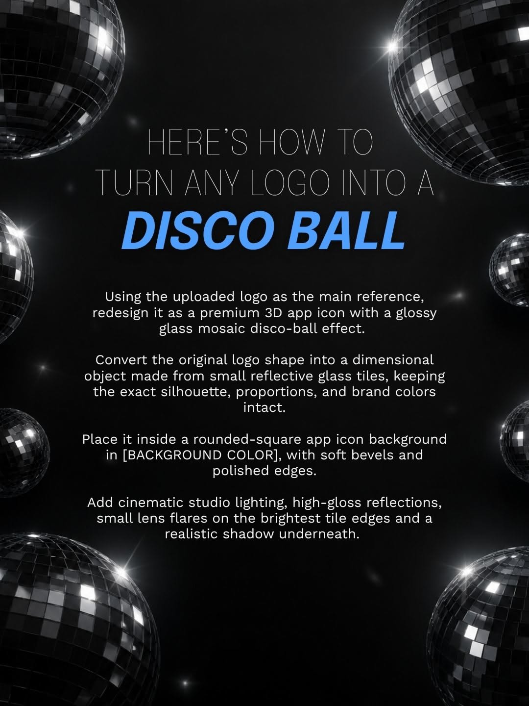 Instagram post: Spotify logo becomes disco-ball metaphor, slide 3