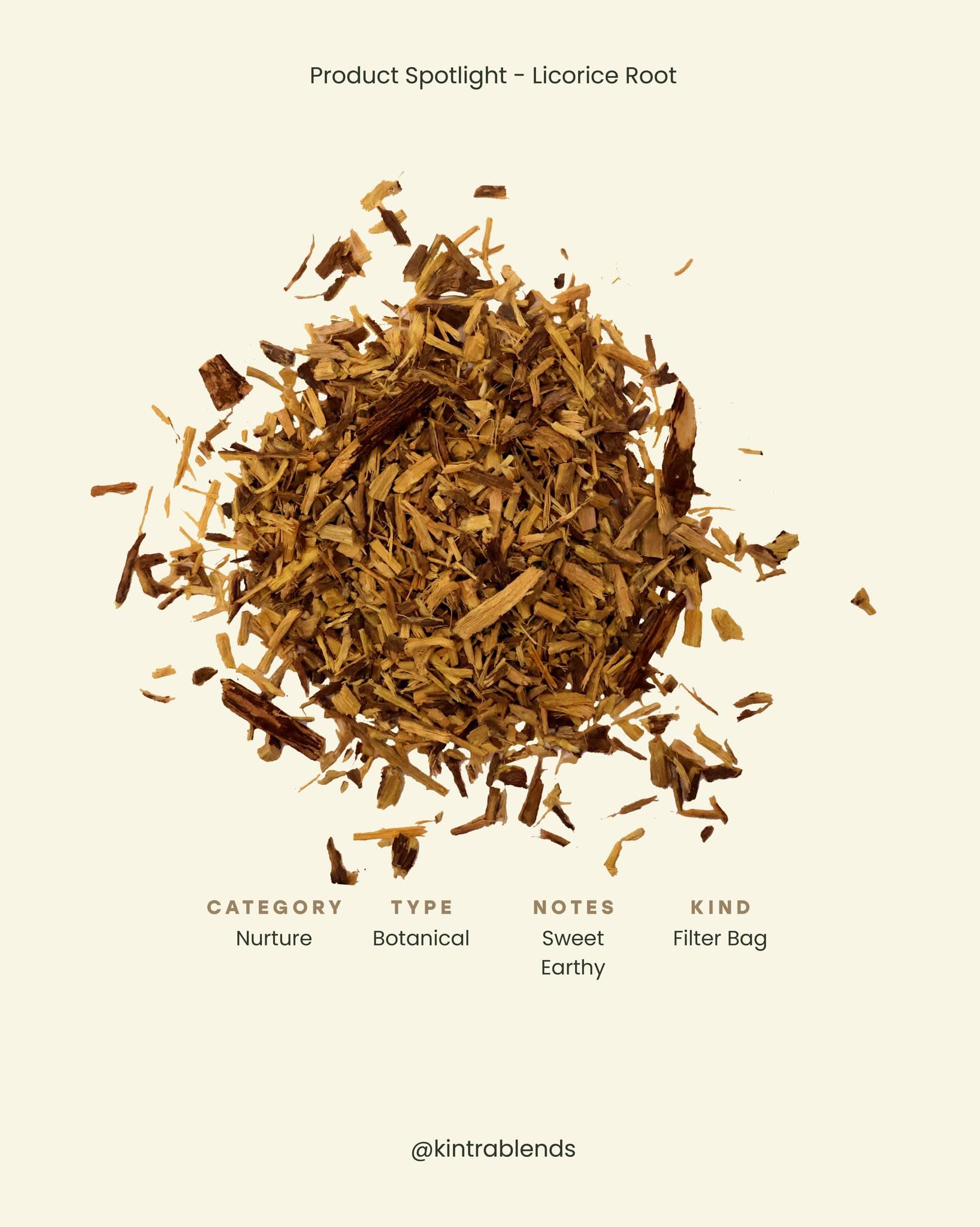Instagram post: Split circle: root half, tea half, slide 3