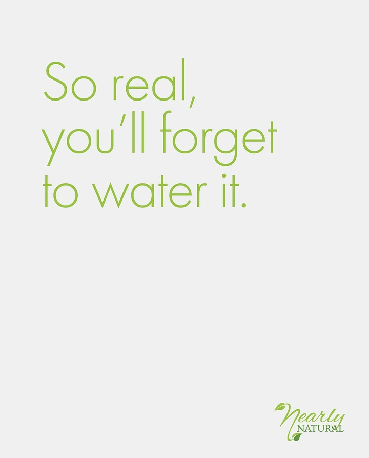 Plant Shops & Nurseries creative ad: Artificial plant watering pun