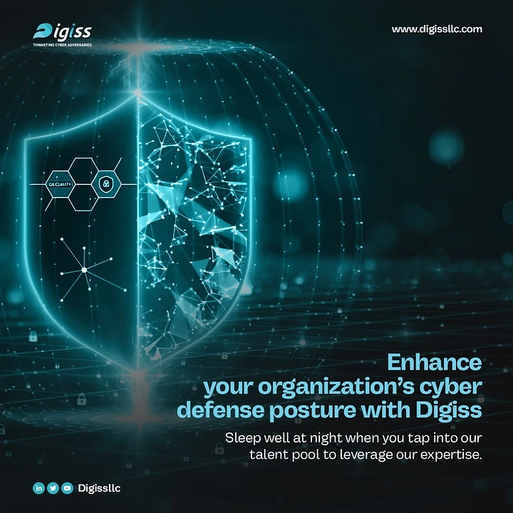 Cybersecurity Companies creative ad: Cracked shield visualizes cyber vulnerabilities