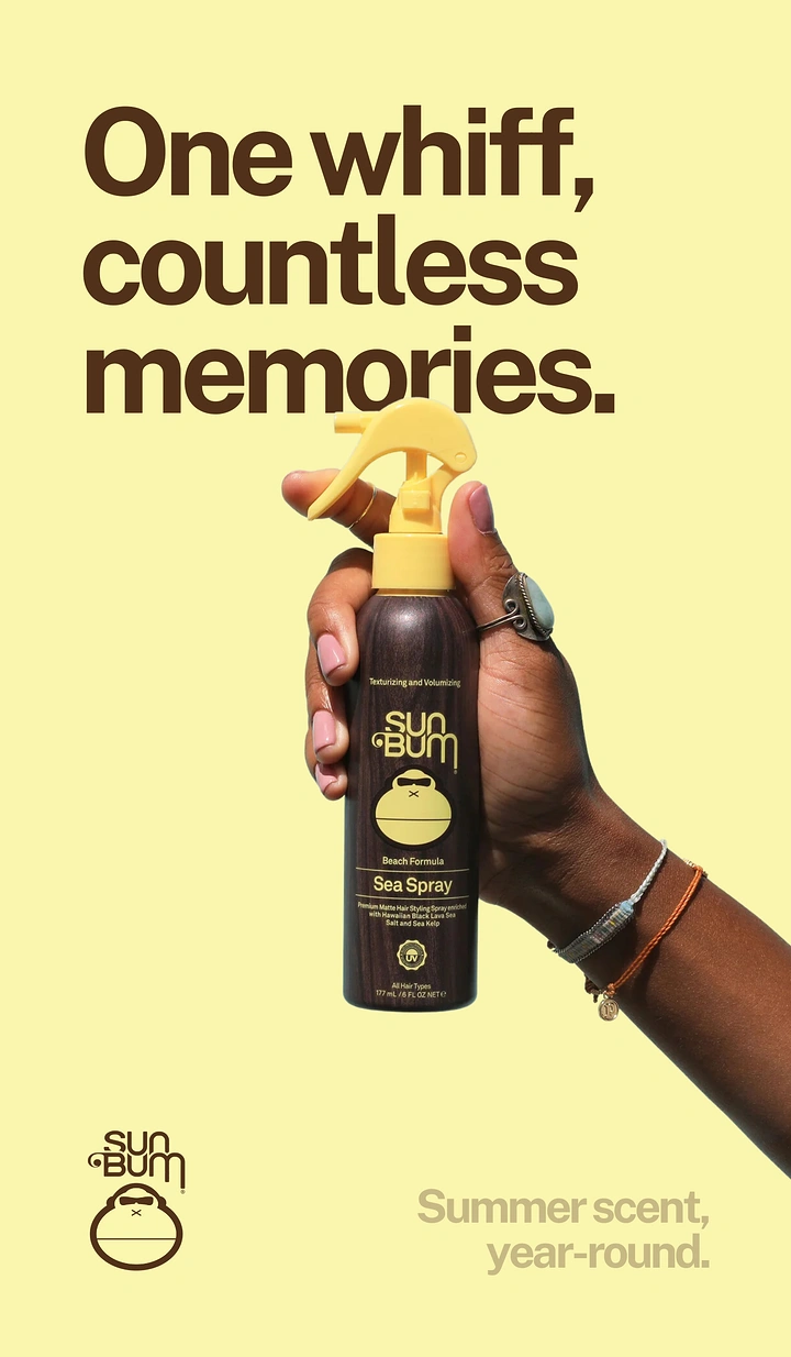 Sunscreen & Sun Care creative ad: Witty scent-memory idea with strong product focus