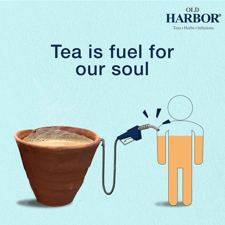 Tea & Chai Brands creative ad: Kulhad fuel pump refills person