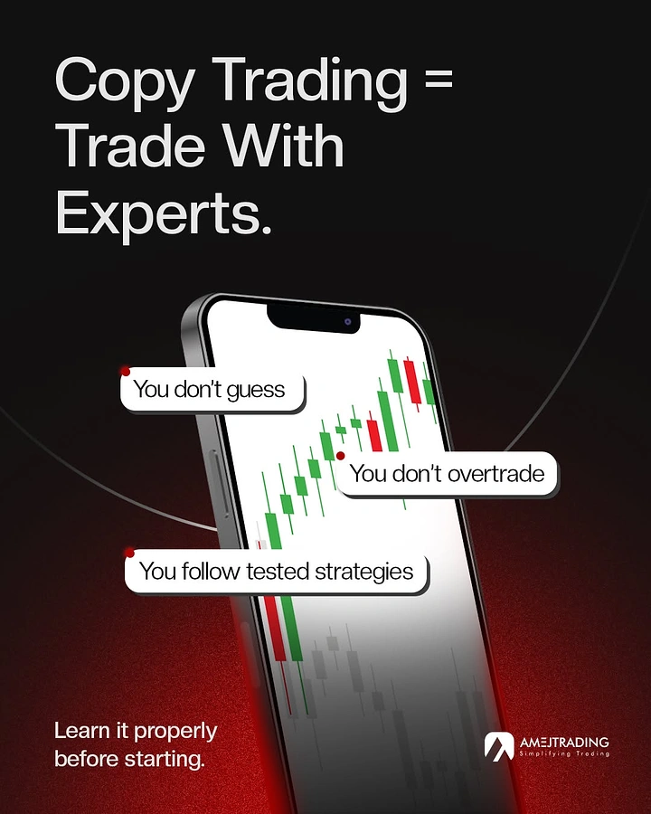 Stock Brokers & Investing creative ad: Candlestick chart with callout reassurances