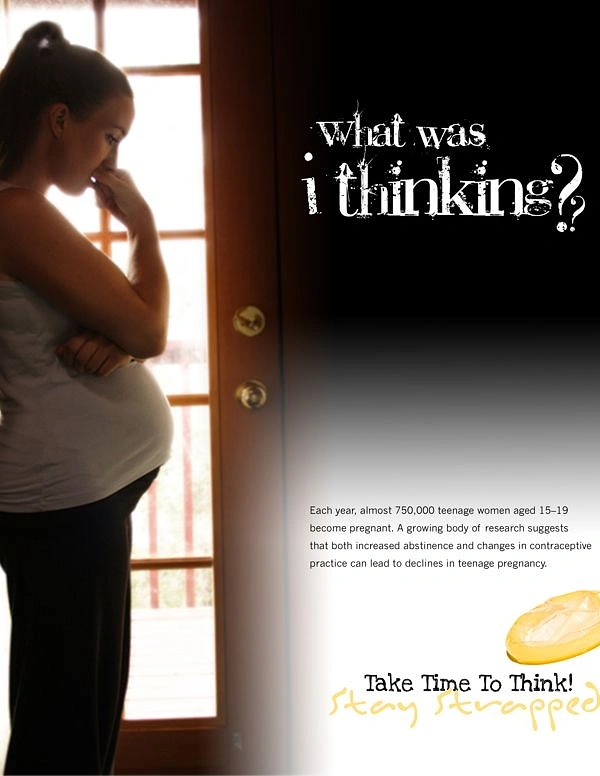 Maternity Hospitals & Gynaecologists creative ad: Witty pregnancy-awareness questioning concept