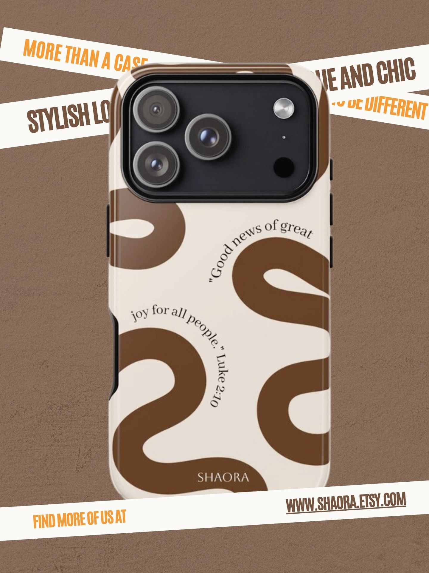 Instagram post: Case presented as tactile magazine feature