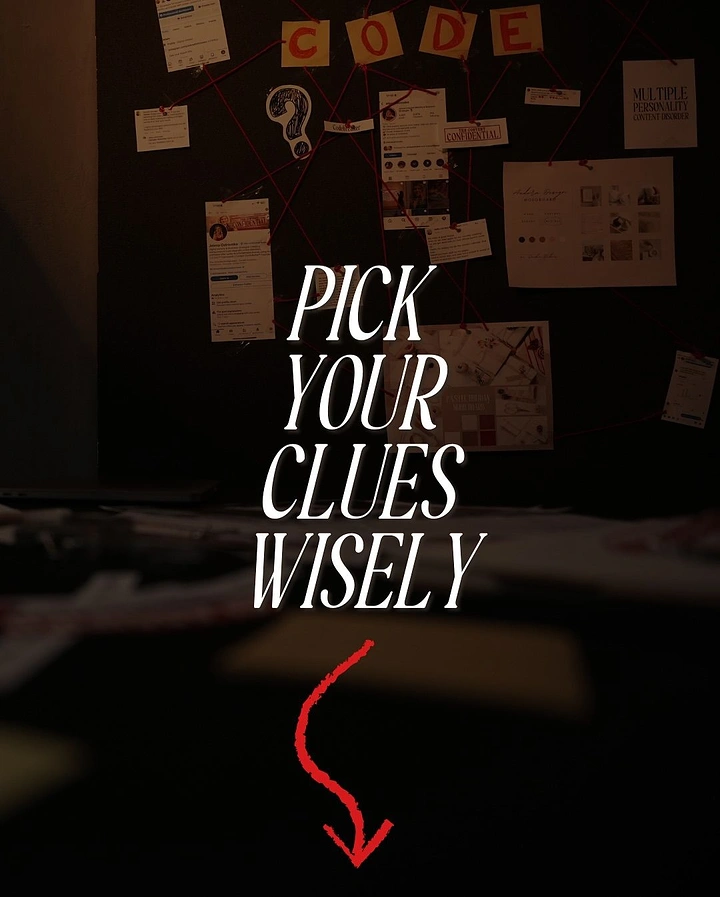 Escape Rooms creative ad: Witty clue-themed visual metaphor