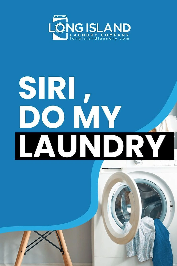Laundry & Dry Cleaning creative ad: Witty 'Siri, do my laundry' copy hook