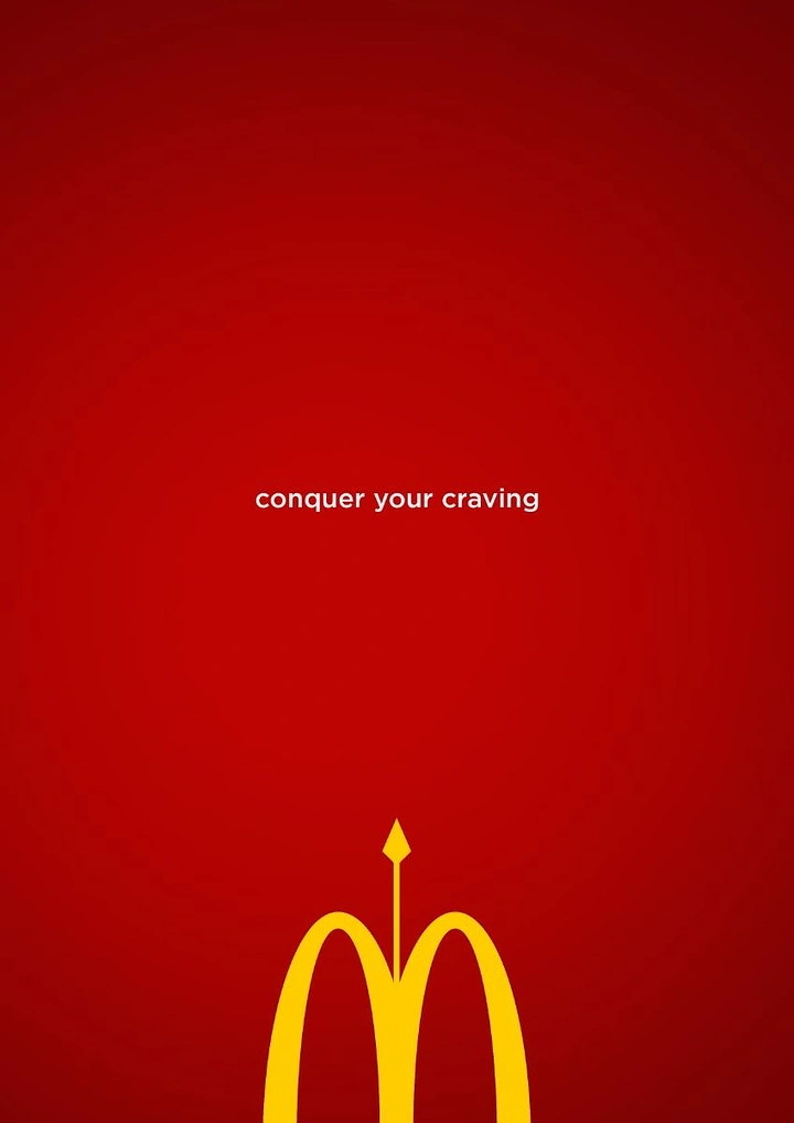 Dussehra creative ad: Brand arches reimagined as a bow with an arrow drawn