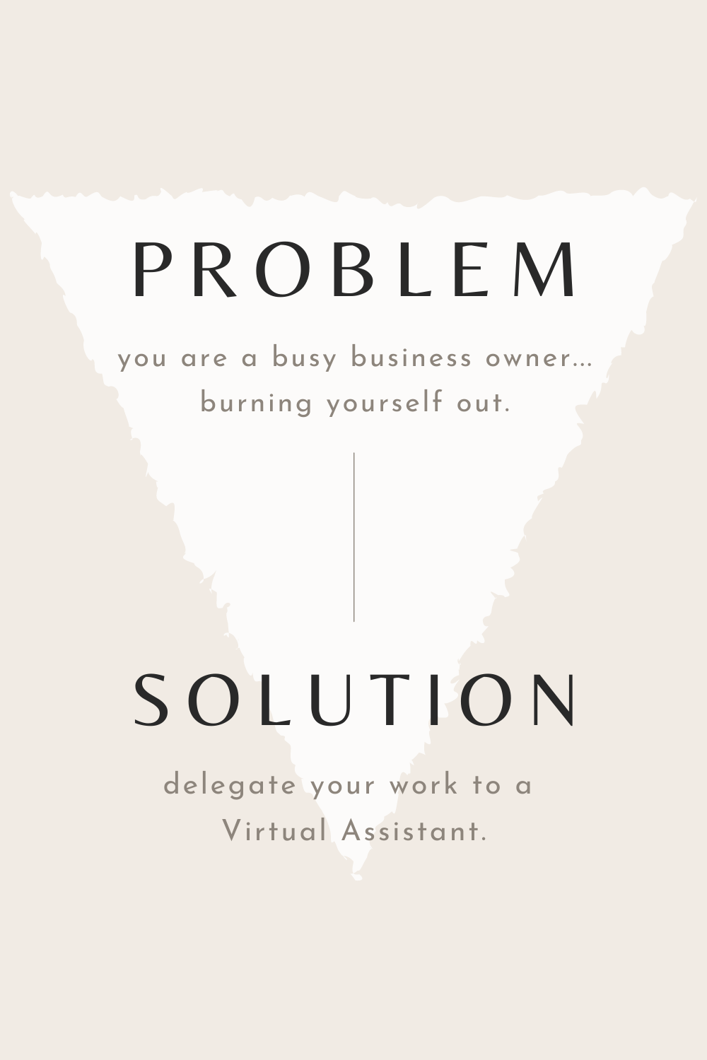 Story: Torn-paper problem-to-solution metaphor