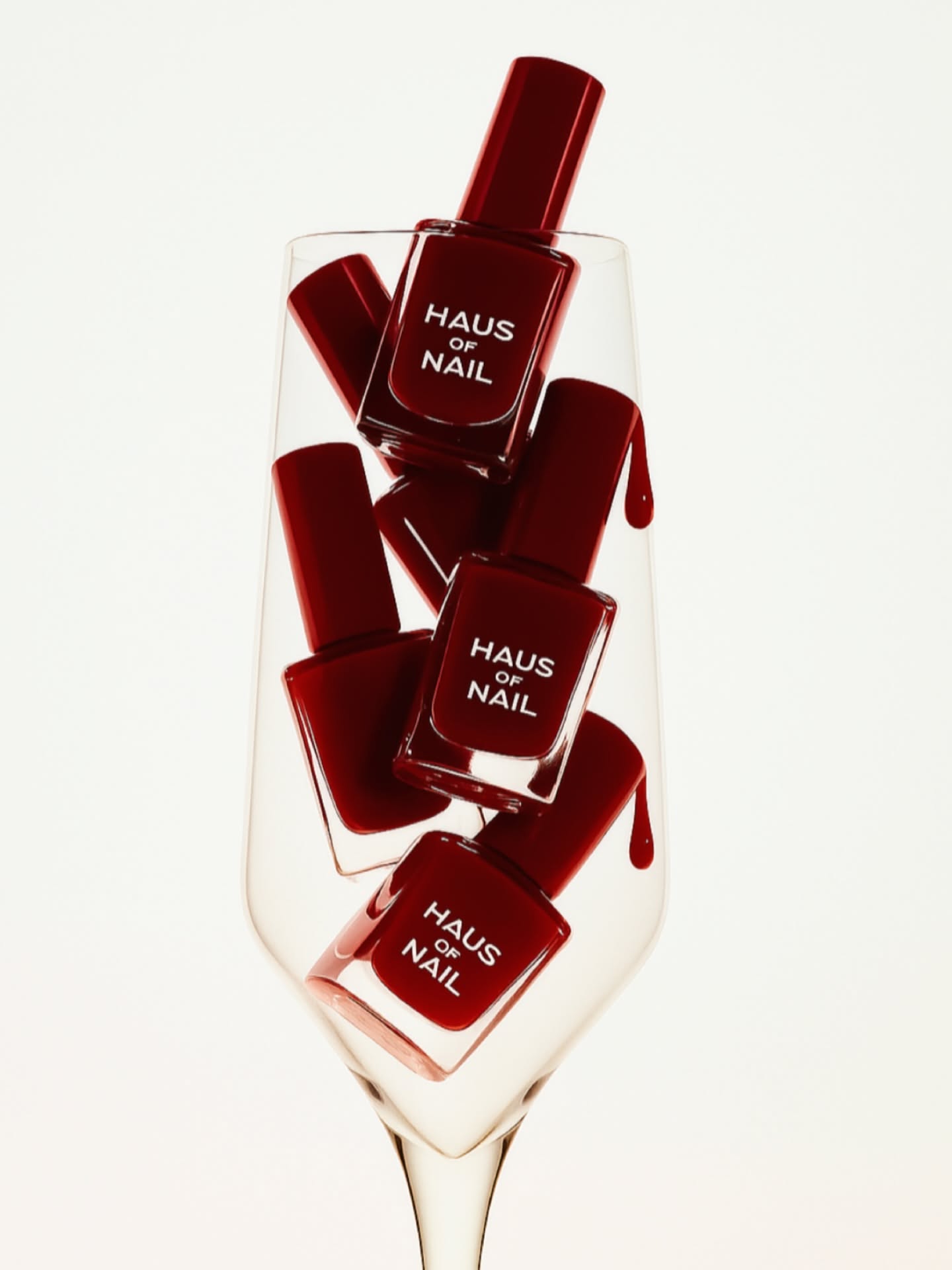 Instagram post: Nail polish posed as cocktail